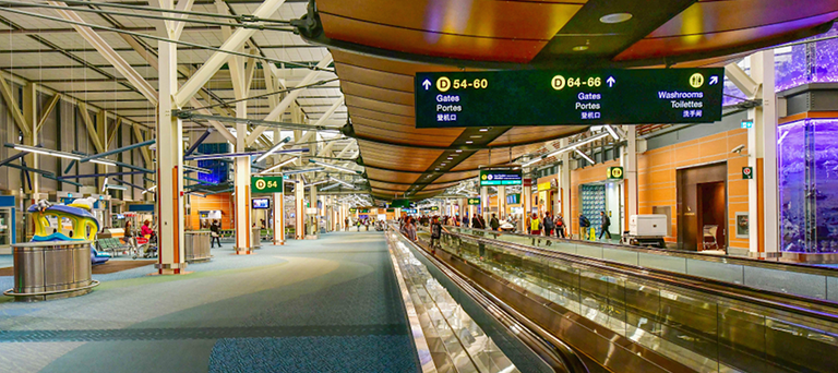Terminals at Vancouver International Airport