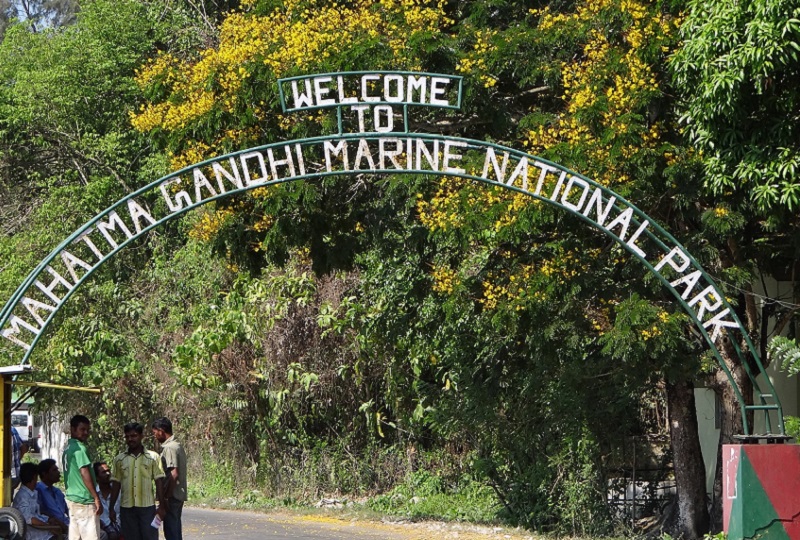 Magatama Gandhi Marine National Park