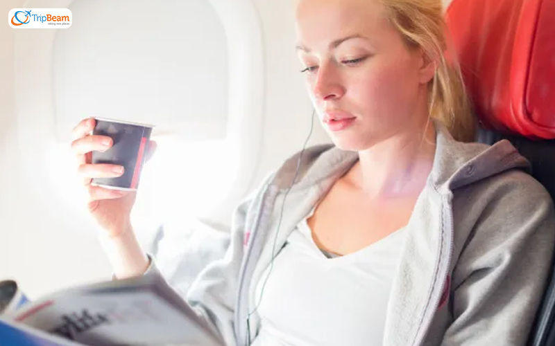 Drink coffee following your flight.