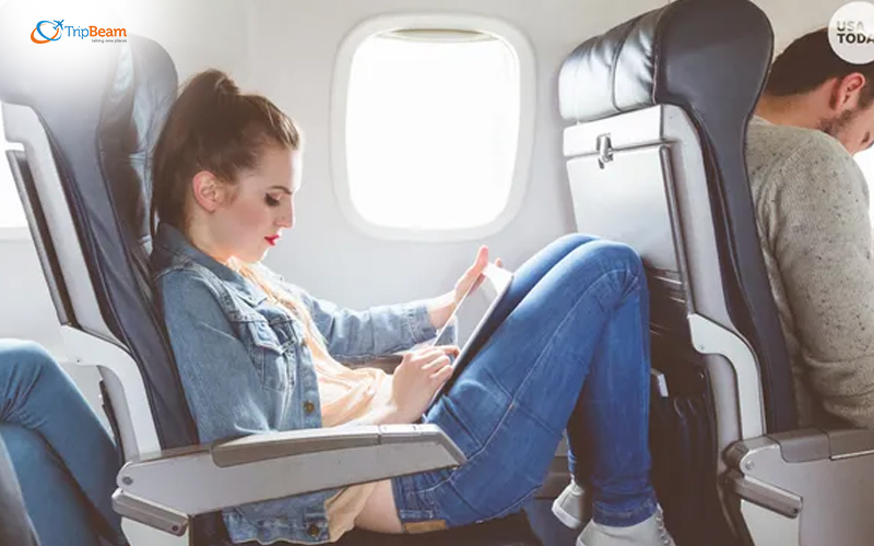 Recline your seat. Not really