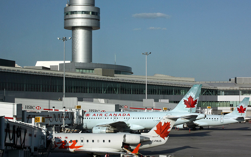 If arriving at Canadian airports