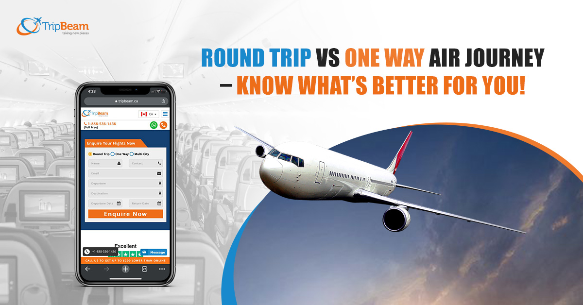 Round Trip VS One Way Air Journey – Know What’s Better For You