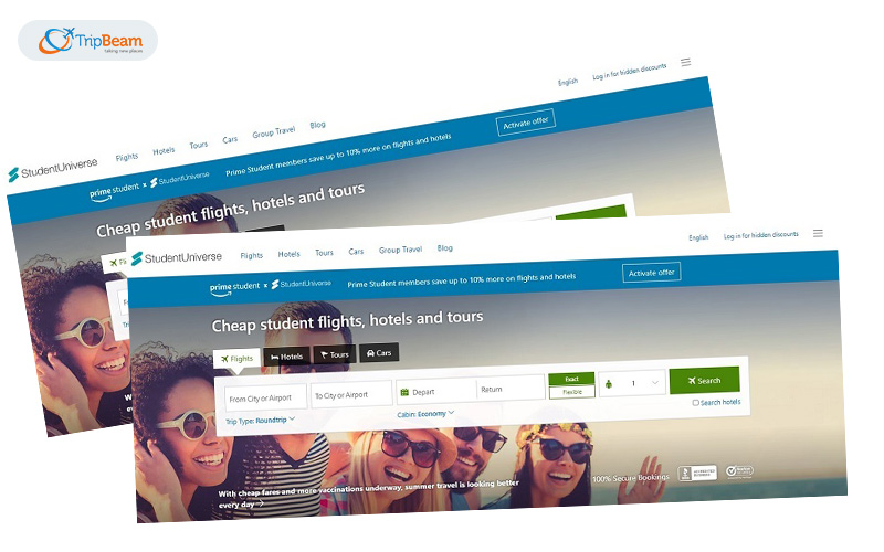 Student Universe Website