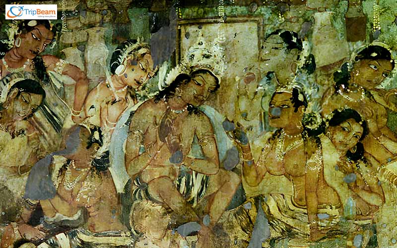 Ajanta Caves Painting Maharashtra