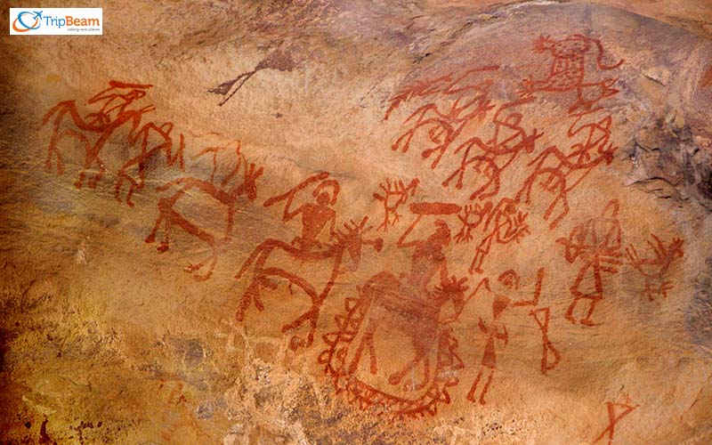 Bhimbetka Caves Painting Madhya Pradesh