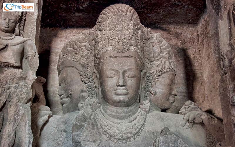 Elephanta Caves Painting Maharashtra