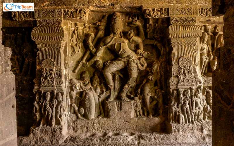 Ellora Caves Painting Maharashtra