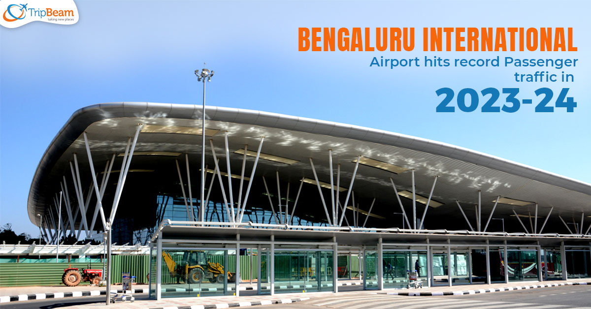Bengaluru International Airport hits record Passenger traffic in 2023 24