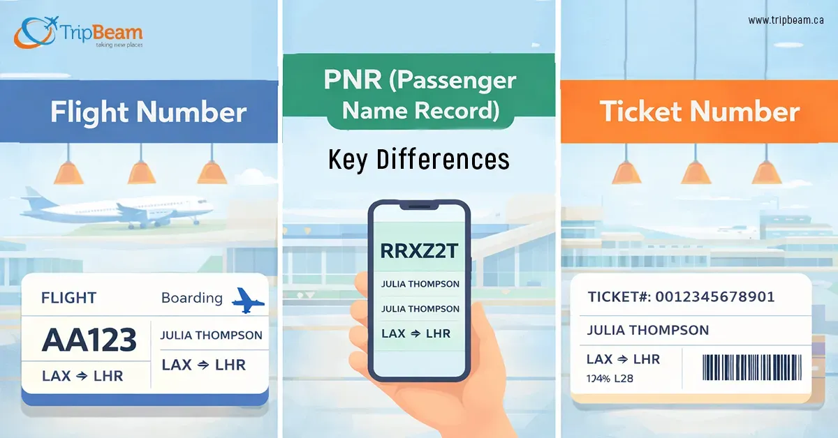 Flight Number vs PNR vs Ticket Number: Key Differences Every Traveler Should Know